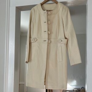 Banana Republic Cream Trench Coat